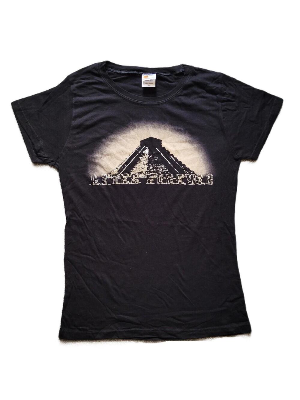 Aztec Forever Pyramid Graphic T-Shirt Women's XL Black